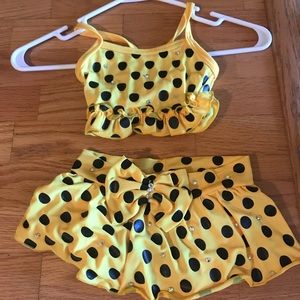 Dance costume.. “little polka dot bikini”